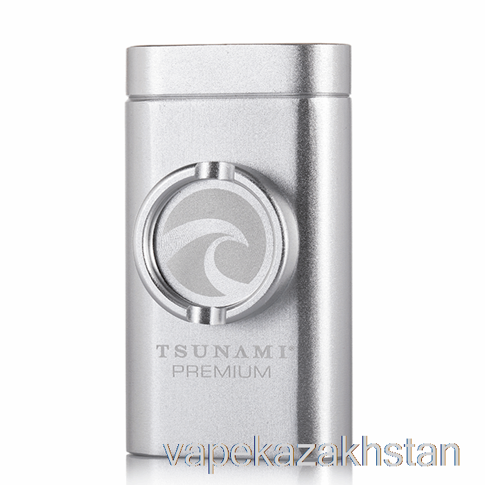 Vape Smoke Tsunami Dugout and Grinder Silver